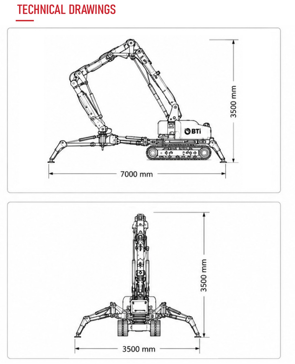 LINGZHU-S technical drawings